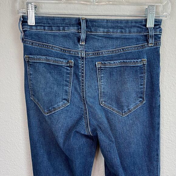 Athleta Sculptek Jeans Women's 25 High Rise Skinny Leg Azure Wash Stretch Denim - Picture 4 of 6